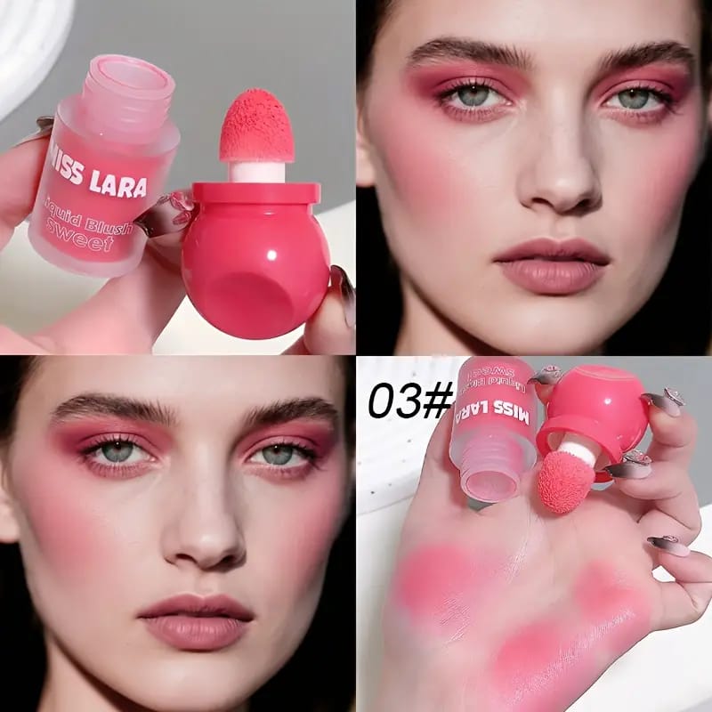 Soft & Natural Cheek Color - Liquid Blush for a Healthy Glow (set of 6)