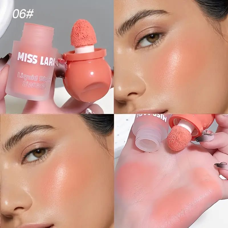 Soft & Natural Cheek Color - Liquid Blush for a Healthy Glow (set of 6)
