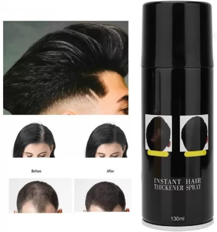 Imported King-yes Instant Hair Thickener Spray 30ml Black & Brown