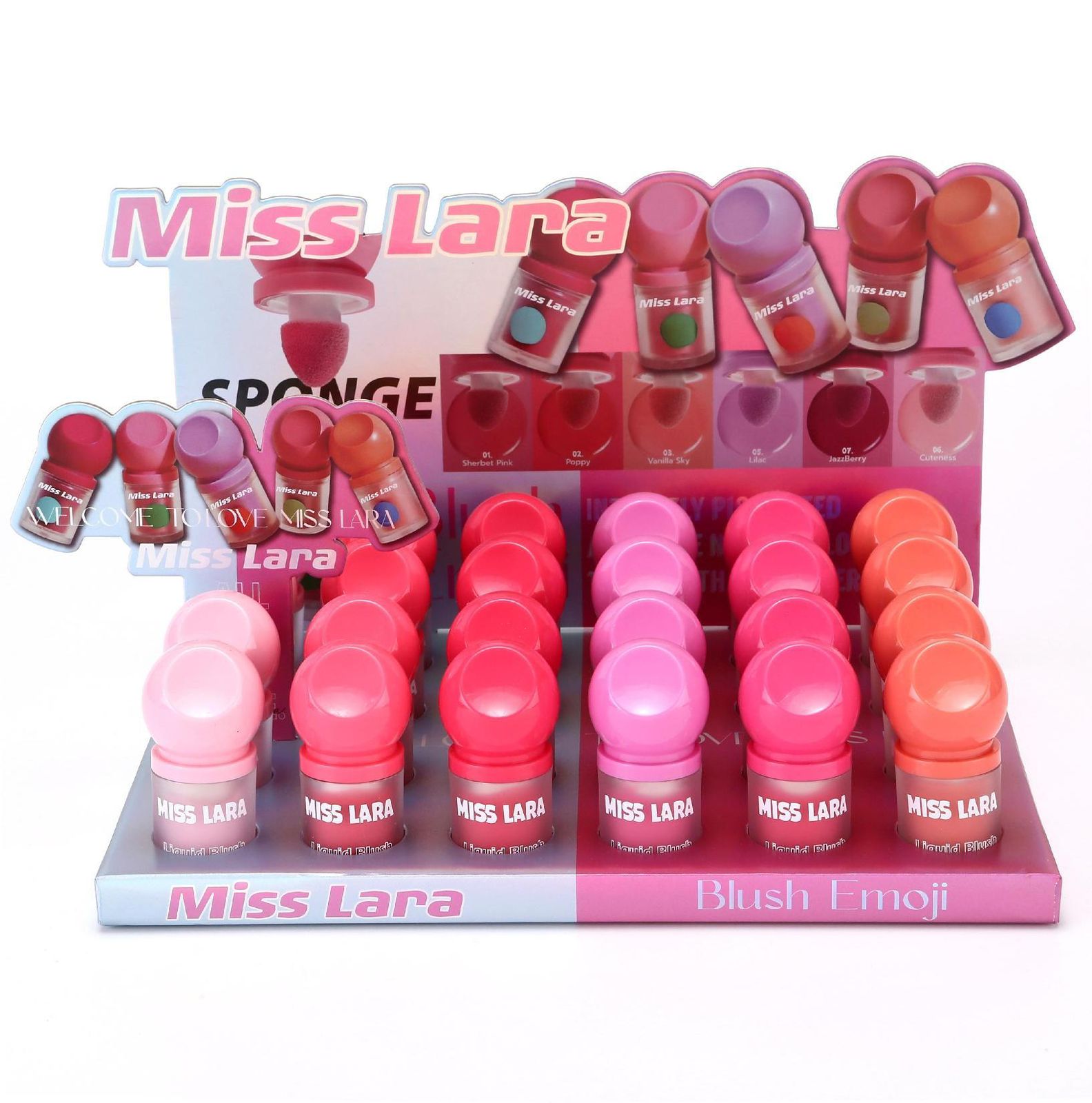 Soft & Natural Cheek Color - Liquid Blush for a Healthy Glow (set of 6)