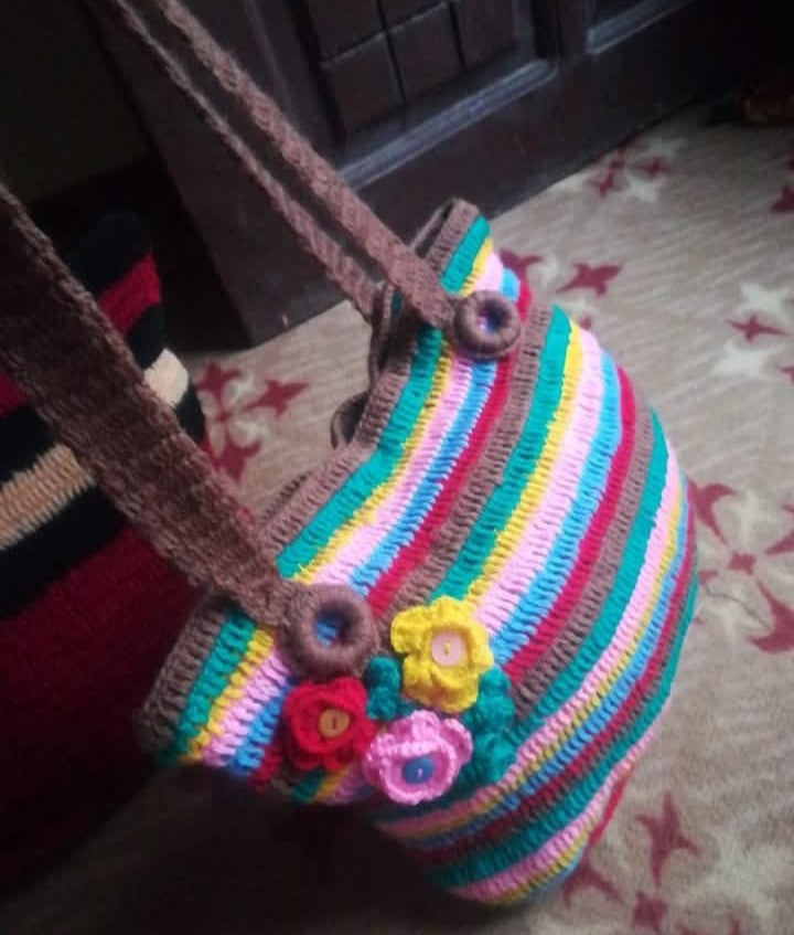 Crochet Hand bag (Made on order)