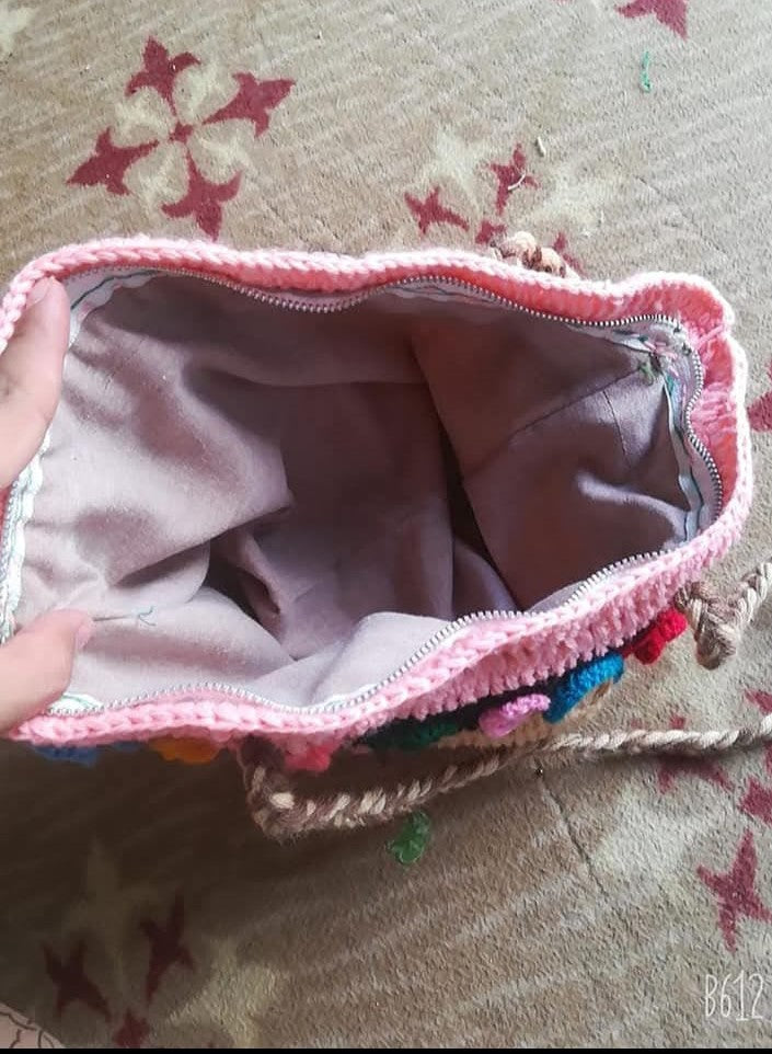 Crochet Hand bag (Made on order)